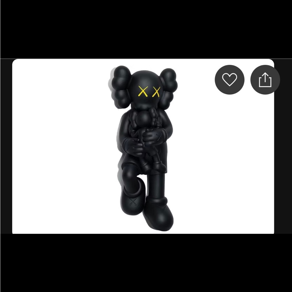 KAWS Holiday Singapore Vinyl Figure Black